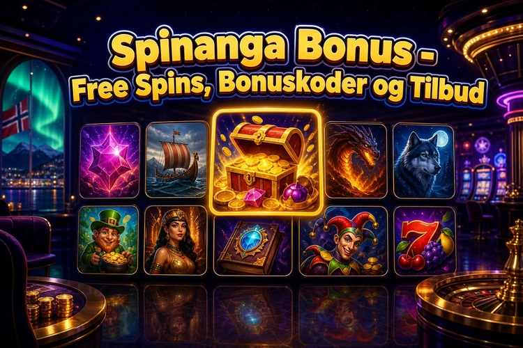 Spinanga Bonus - Free Spins, Bonuskoder og Tilbud